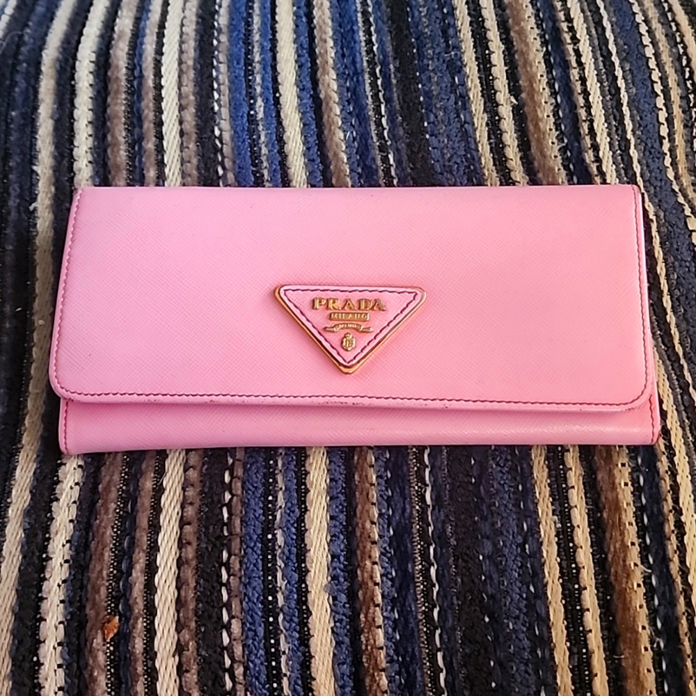 Prada long wallet